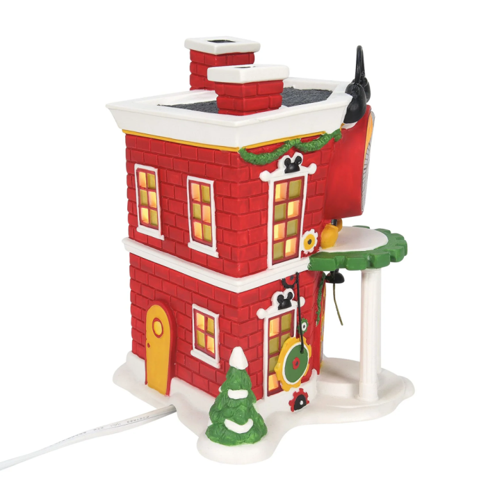 Disney Village kersthuis - Mickey's Alarm Clock Shop