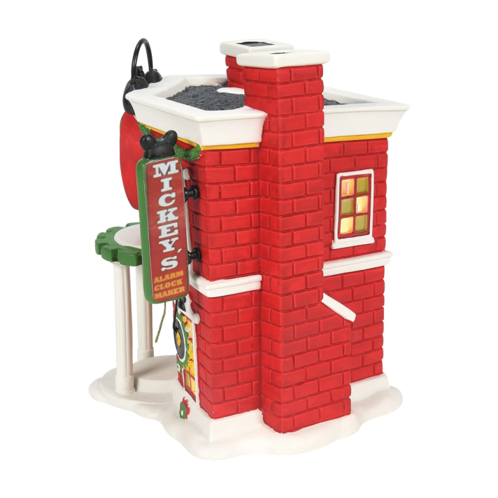 Disney Village kersthuis - Mickey's Alarm Clock Shop
