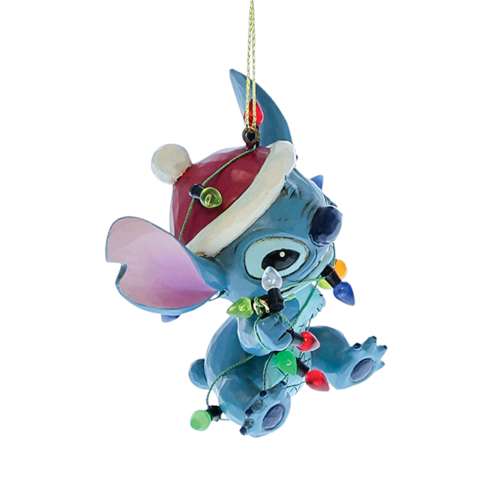 Disney kerstornament - Stitch in kerstlichtjes