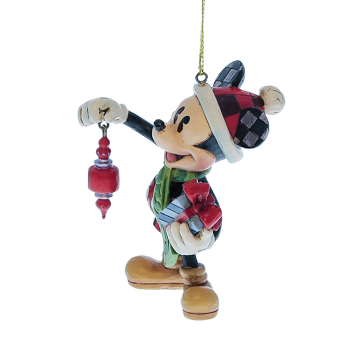 Disney kerstornament - Mickey met cadeau's