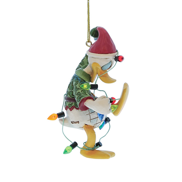 Disney ornement de Noël - Donald Duck avec des lumières de Noël
