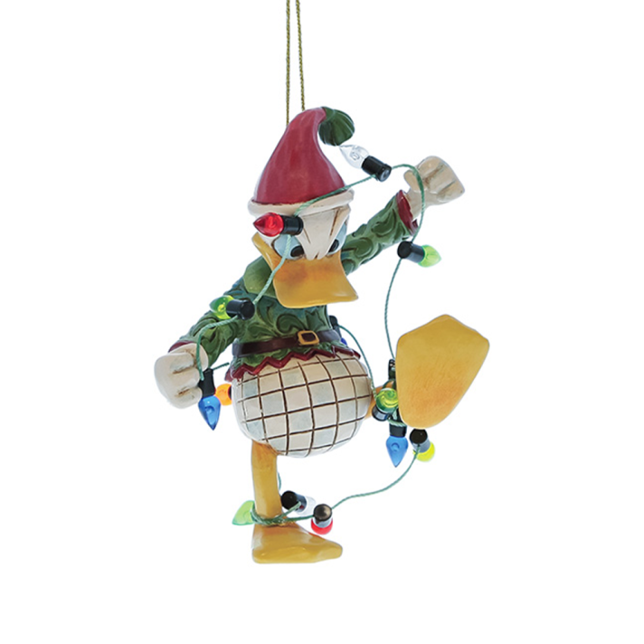 Disney ornement de Noël - Donald Duck avec des lumières de Noël