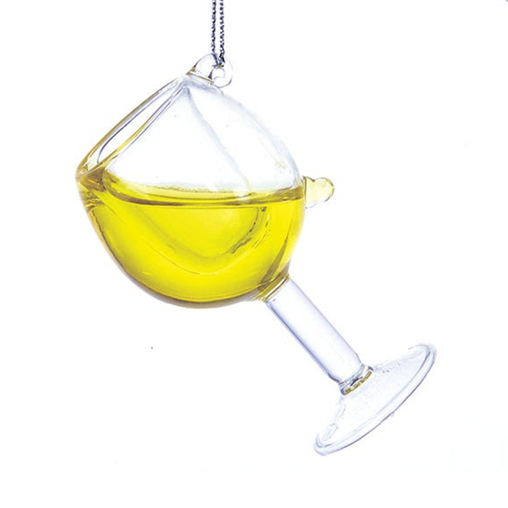 Kurt Adler kerstornament - Wijnglas