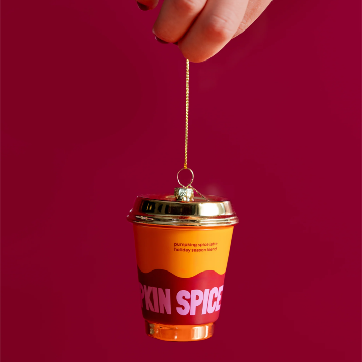 Yup in de Boom kerstornament - Pumpkin Spice Latte