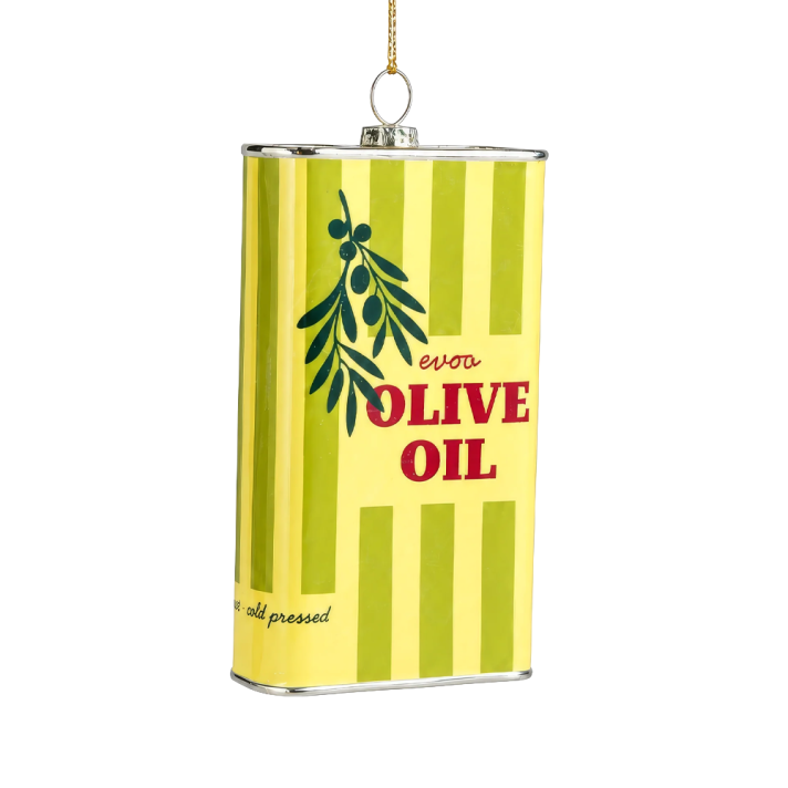 Yup in de Boom kerstornament - Blik olijfolie