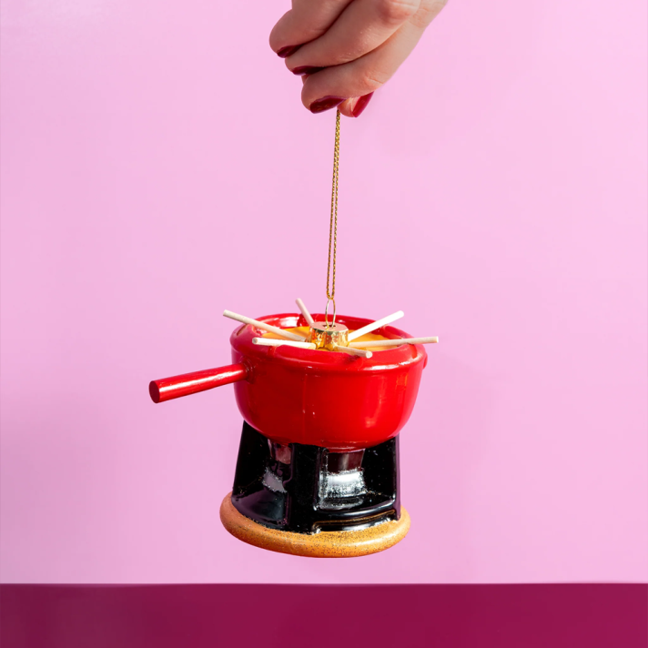 Yup in de Boom kerstornament - Kaasfondue