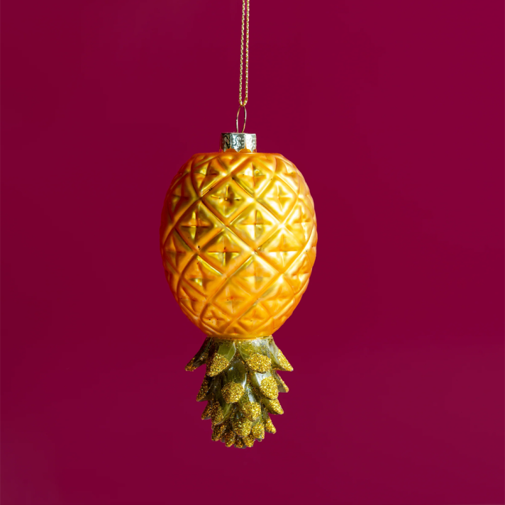 Yup in de Boom kerstornament - Ananas upside down
