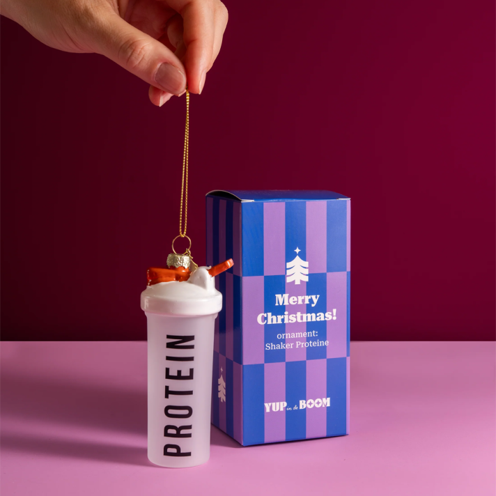 Yup in de Boom kerstornament - Proteïne shake