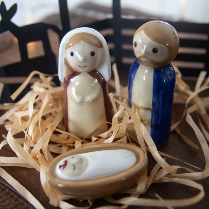 Pluto kerststal - Set van 3