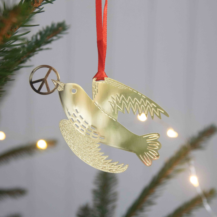 Pluto kerstornament - Vredesduif