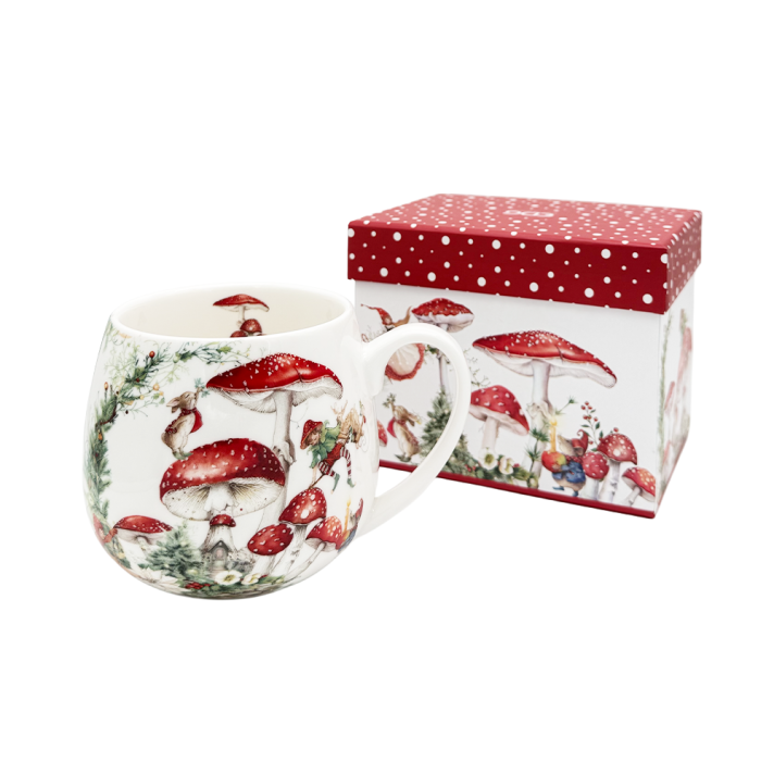 EDG kerstmok - Met paddenstoelen