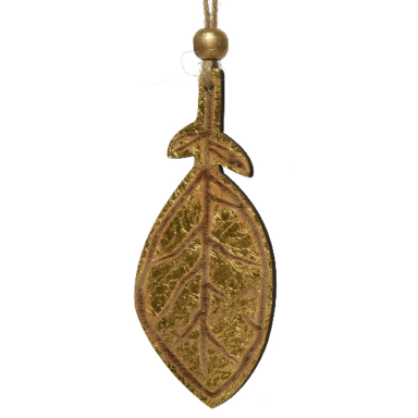 Decoris kerstornament - Blad