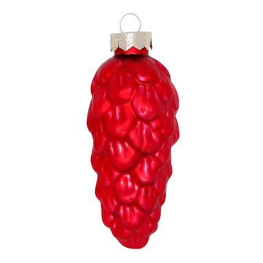 Inge Glas kerstornament - Dennenappel