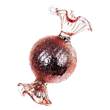 Goodwill glazen kerstornament - Snoepwikkel - Rood