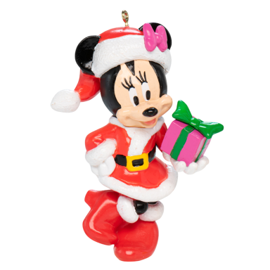 Disney kerstornament - Minnie Mouse - Met cadeau