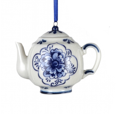 Kurt Adler kerstornament - Theepot