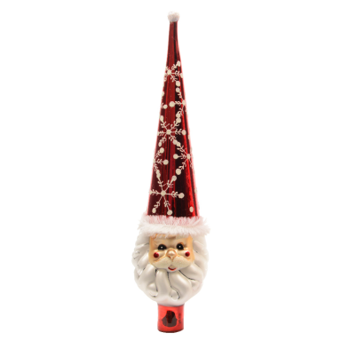 Decoris piek - Kerstman - Met rode muts