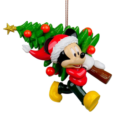 Disney kerstornament - Mickey - Met kerstboom