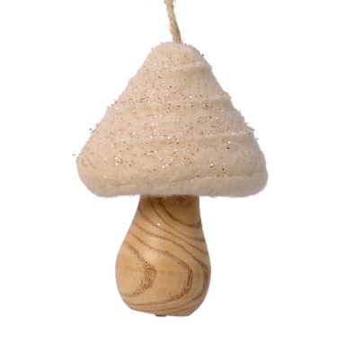 Decoris kerstornament - Paddenstoel