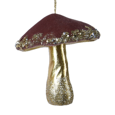 Decoris kerstornament - Paddenstoel