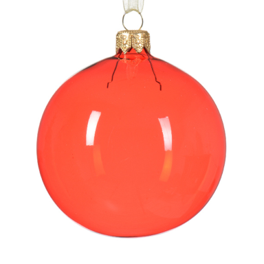 Decoris kerstbal - Rood