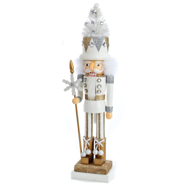 Kurt Adler notenkraker - Met kerstboom en scepter