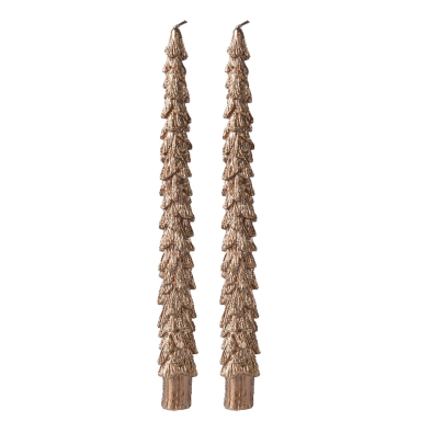 Decoris dinerkaars - Kerstboom - Set van 2