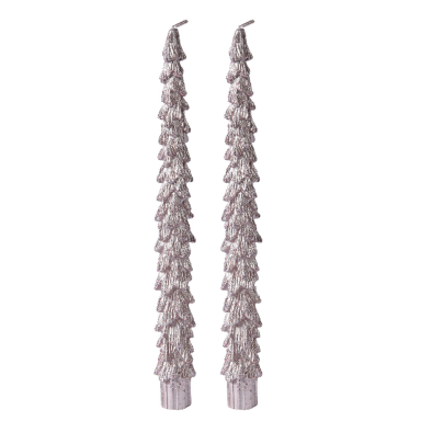 Decoris dinerkaars - Kerstboom - Set van 2