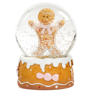 Goodwill sneeuwbol - Met gingerbread poppetje