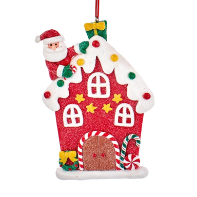 Kurt Adler kerstornament - Gingerbread kersthuis