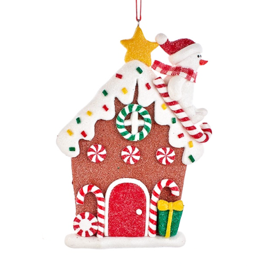 Kurt Adler kerstornament - Gingerbread kersthuis