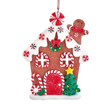 Kurt Adler kerstornament - Gingerbread kersthuis