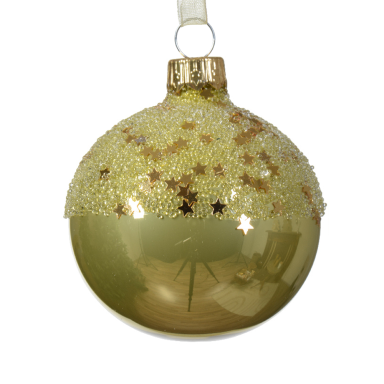 Decoris kerstbal - Ballotine - 6cm