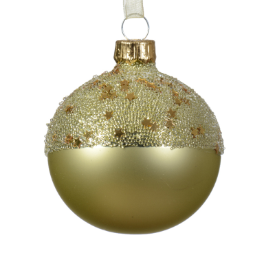 Decoris kerstbal - Ballotine - 6cm