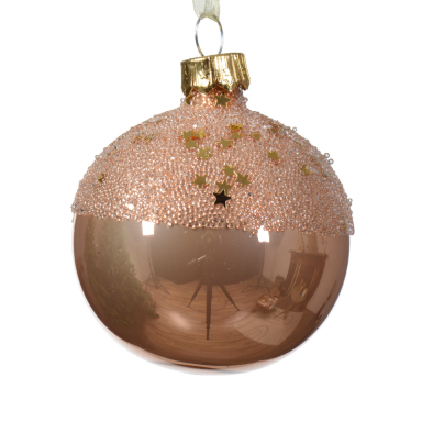 Decoris kerstbal - Ballotine - 6cm