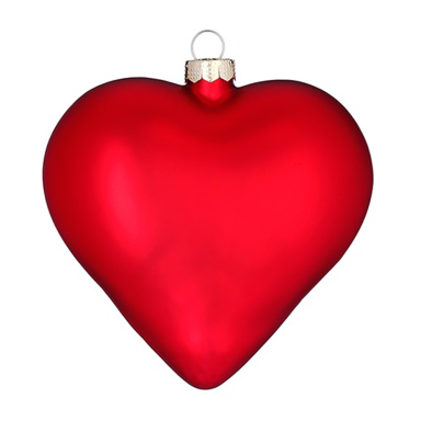 Inge Glas kerstornament - Hart
