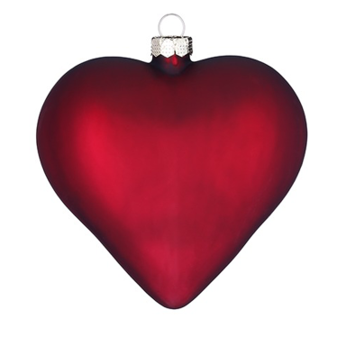 Inge Glas kerstornament - Hart
