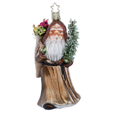 Inge Glas kerstornament - Traditionele kerstman - Jaarornament