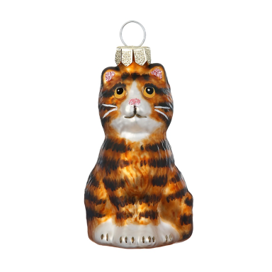 Inge Glas kerstornament - Kat