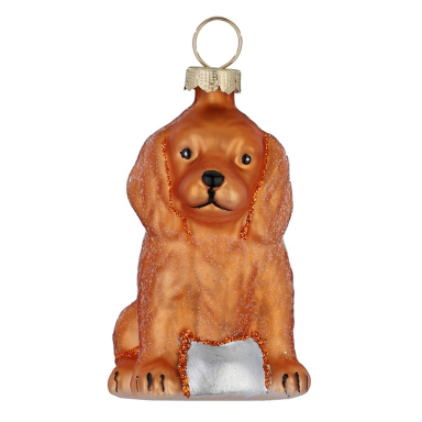 Glazen kerstornament - Hond