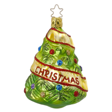 Inge Glas kerstornament - Kerstboom - "Our first Christmas"