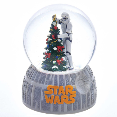 100MM Star Wars™ Stormtrooper Decorating Christmas Tree Musical Water Globe