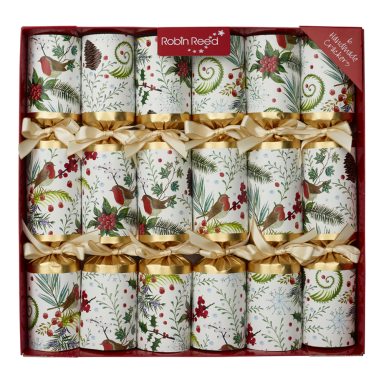 Robin Reed Christmas crackers - Festive Robins - Set van 6