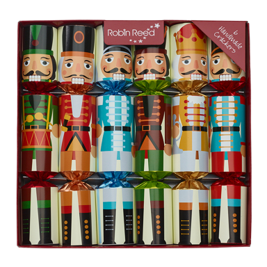 Robin Reed Christmas crackers - Nutcracker - Set van 6