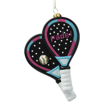 Decoris kerstornament - Padel racket