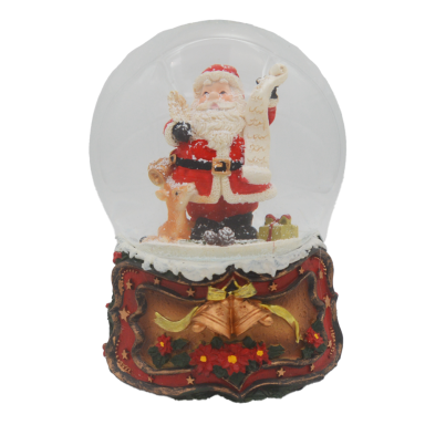 EDG sneeuwbol - Met kerstman