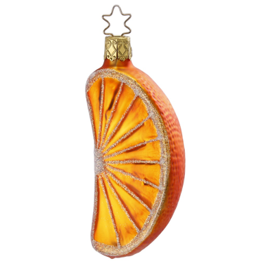 Inge Glas kerstornament - Orange