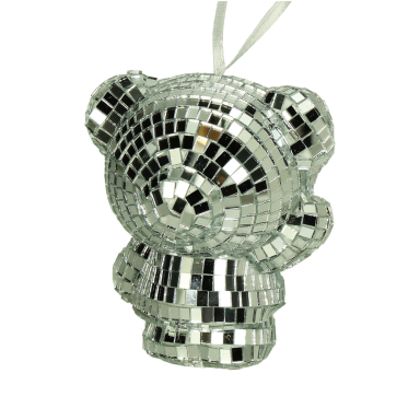HD Collection kerstornament - Beer - Als discobal