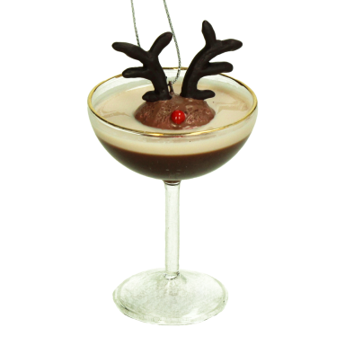 HD Collection kerstornament - Rendier martini
