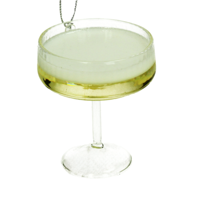HD Collection kerstornament - Champagne coupe